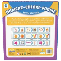 Puzzle Noriel Числа-цвета-формы 3+/ Количество деталей: 60 photo 2