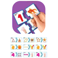 Puzzle Noriel Числа-цвета-формы 3+/ Количество деталей: 60 photo 3