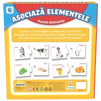 Puzzle Noriel Asociaza Elementele 3+/ Количество деталей: 60 photo 2