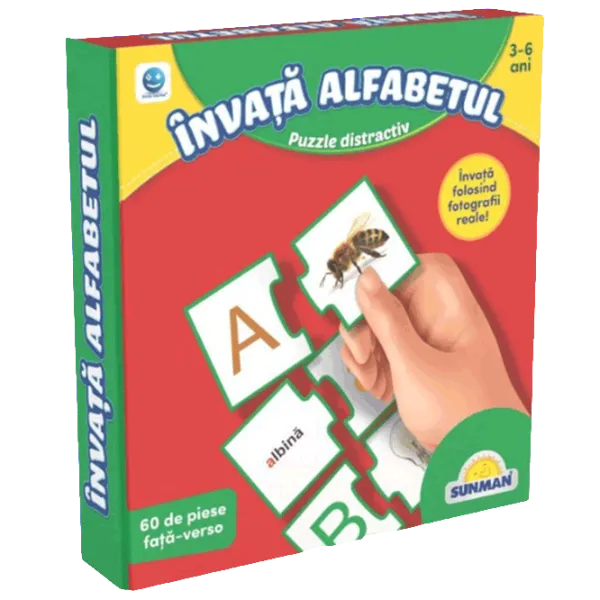 Puzzle Noriel Învata Alfabetul 3+/ Количество деталей: 60 photo 1