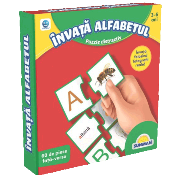 Puzzle Noriel Învata Alfabetul 3+/ Количество деталей: 60 photo 1