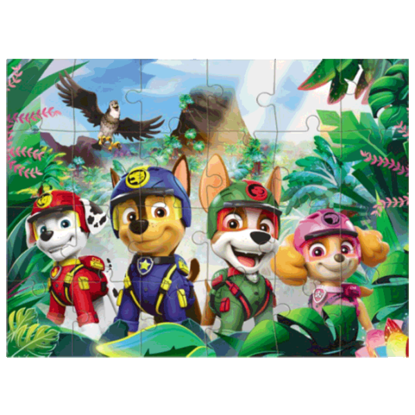 Puzzle DoDo Paw Patrol 3+/ Количество деталей: 60 photo 1
