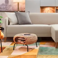 Canapea de colț Ikea Linanas (5527848) Stofă / Beige photo 3
