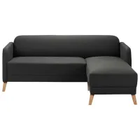 Canapea de colț Ikea Linanas (5527788) Stofă / Dark Gray photo 2