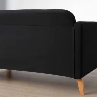 Canapea de colț Ikea Linanas (5527788) Stofă / Dark Gray photo 6