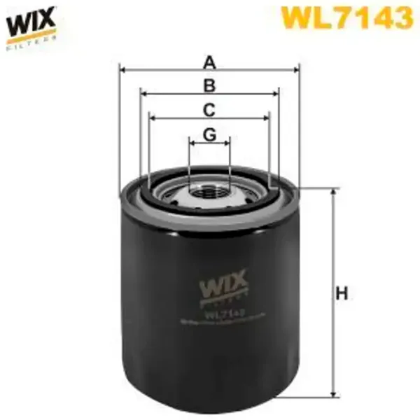 Масляный фильтр Wix Filters WL7143 WX-WL7143 photo 3 Масляный фильтр Wix Filters WL7143 WX-WL7143 photo 3