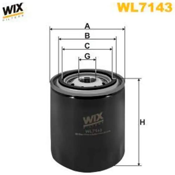 Масляный фильтр Wix Filters WL7143 WX-WL7143 photo 3 Масляный фильтр Wix Filters WL7143 WX-WL7143 photo 3