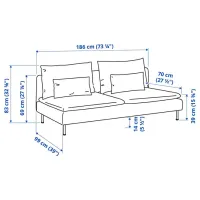 Canapea Ikea Soderhamn (5483808) Stofă / Beige photo 6