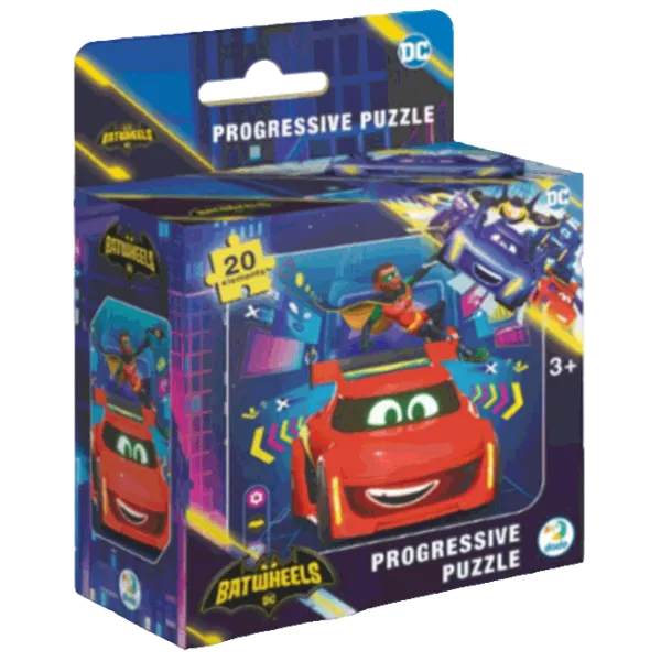 Puzzle DoDo Batwheels Progressive 3+/ Количество деталей: 20 photo 1