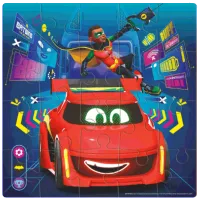 Puzzle DoDo Batwheels Progressive 3+/ Numărul de piese: 20 photo 2