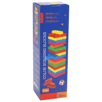 Joc de masă New World Color Building Blocks 3+/ Jenga