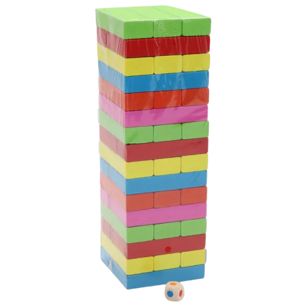 Настольная игра New World Color Building Blocks 3+/ Jenga photo 2