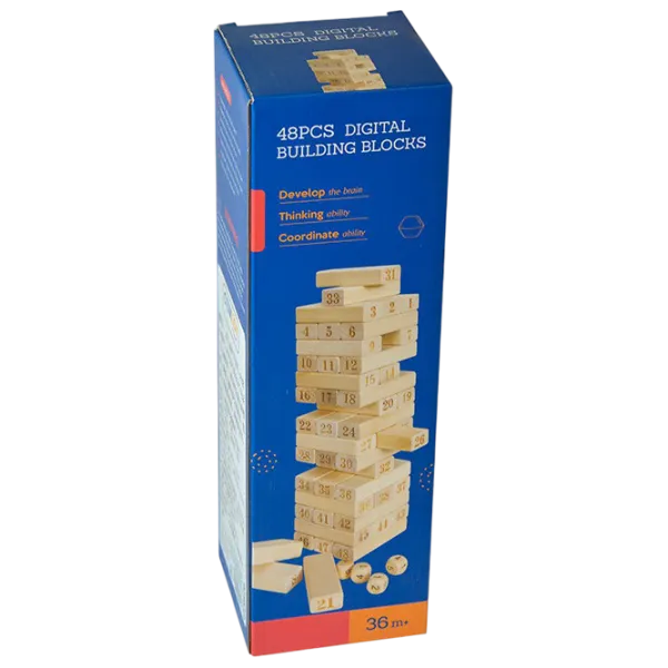 Настольная игра New World Color Building Blocks 3+/ Jenga photo 3