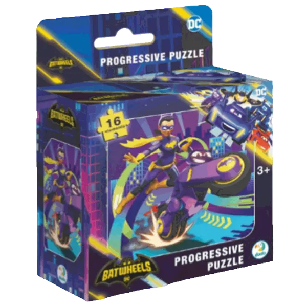 Puzzle DoDo Batwheels Progressive 3+/ Numărul de piese: 28 photo 1 Puzzle DoDo Batwheels Progressive 3+/ Numărul de piese: 28 photo 1