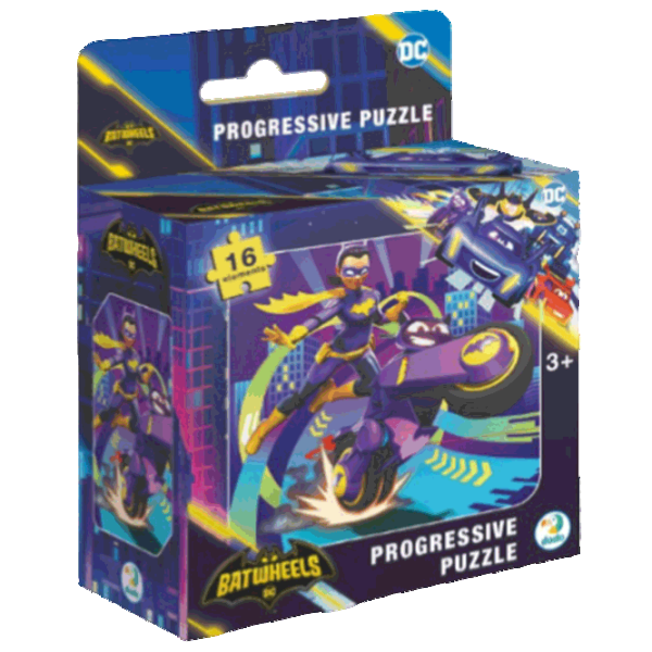 Puzzle DoDo Batwheels Progressive 3+/ Numărul de piese: 28 photo 1 Puzzle DoDo Batwheels Progressive 3+/ Numărul de piese: 28 photo 1