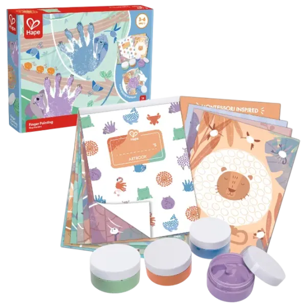 Joc de masă Hape Draw with finger 3+/ Set de desen photo 1