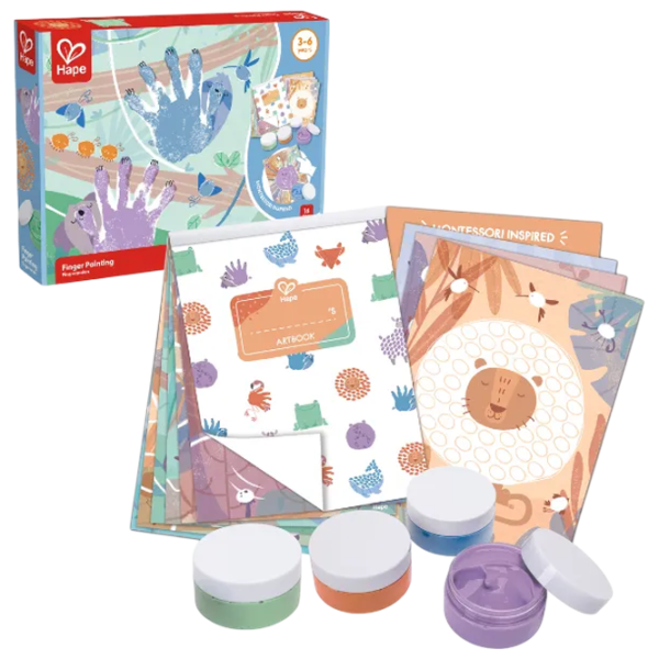 Joc de masă Hape Draw with finger 3+/ Set de desen photo 1