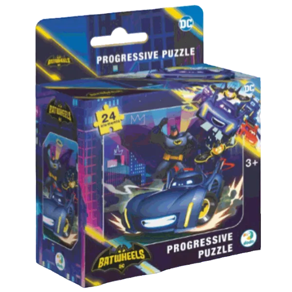 Puzzle DoDo Batwheels Progressive 3+/ Количество деталей: 24 photo 1 Puzzle DoDo Batwheels Progressive 3+/ Количество деталей: 24 photo 1