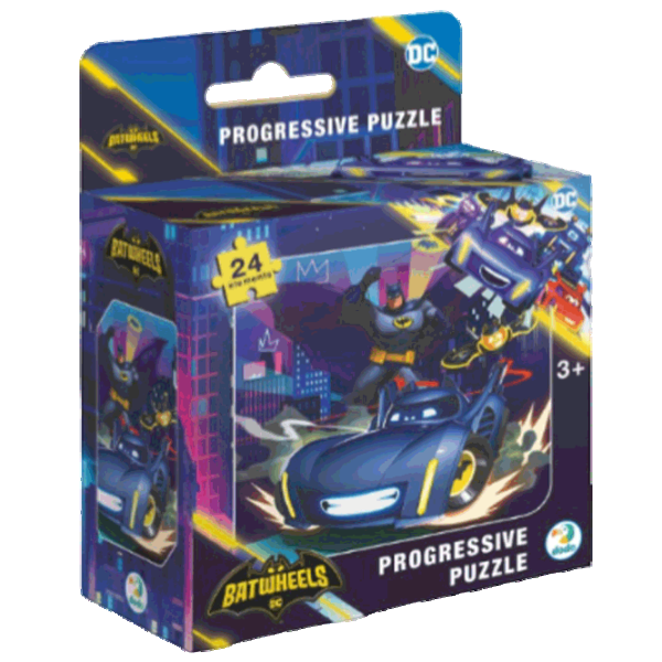 Puzzle DoDo Batwheels Progressive 3+/ Количество деталей: 24 photo 1 Puzzle DoDo Batwheels Progressive 3+/ Количество деталей: 24 photo 1