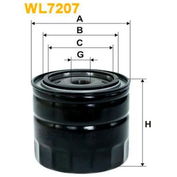 Масляный фильтр Wix Filters WL7207 WX-WL7207 photo 3