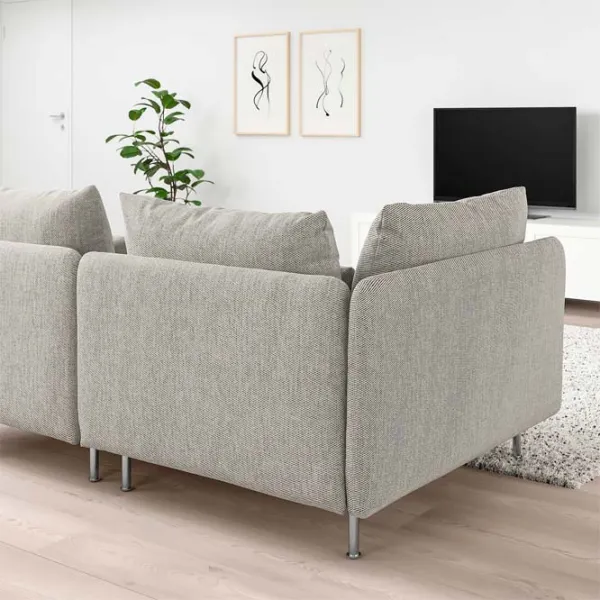 Canapea Ikea Soderhamn (5286133) Stofă / Gray photo 3