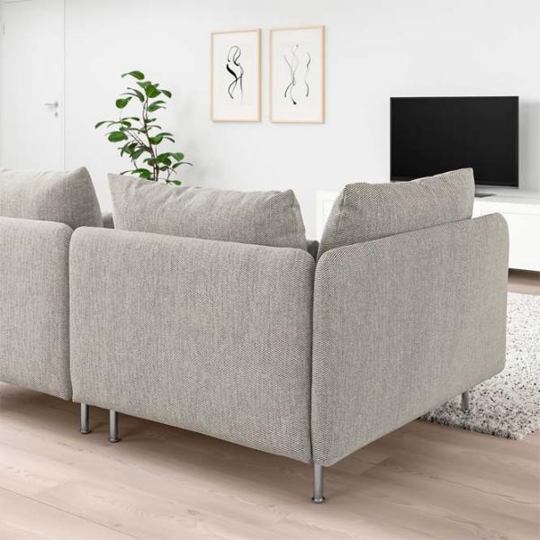 Canapea Ikea Soderhamn (5286133) Stofă / Gray photo 3