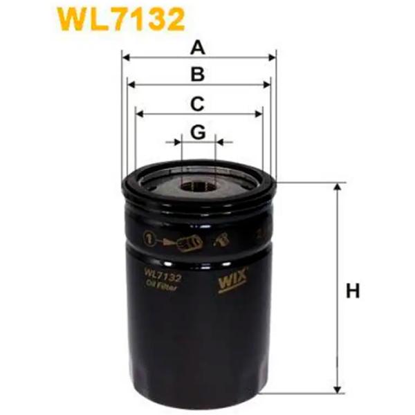 Масляный фильтр Wix Filters WL7132 WX-WL7132 photo 3 Масляный фильтр Wix Filters WL7132 WX-WL7132 photo 3