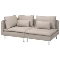 Canapea Ikea Soderhamn (5483807) Stofă / Light-Beige