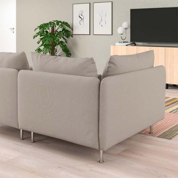 Canapea Ikea Soderhamn (5483807) Stofă / Light-Beige photo 2