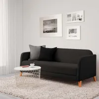 Canapea Ikea Linanas (5455382) Stofă / Dark Gray photo 2
