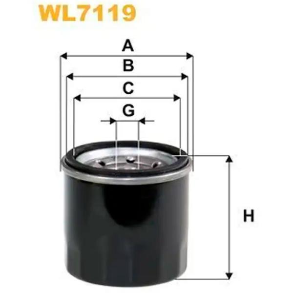 Масляный фильтр Wix Filters WL7119 WX-WL7119 photo 2