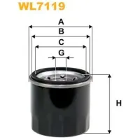 Filtru de ulei Wix Filters WL7119 WX-WL7119 photo 2