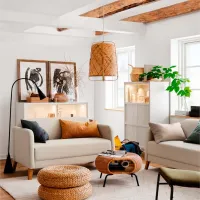 Canapea Ikea Linanas (5416042) Stofă / Beige photo 5