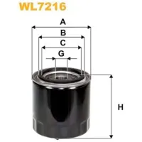 Filtru de ulei Wix Filters WL7216 WX-WL7216 photo 2