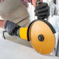Polizor RTRMAX RTM128 Unghiular / 2600 W / Yellow photo 2