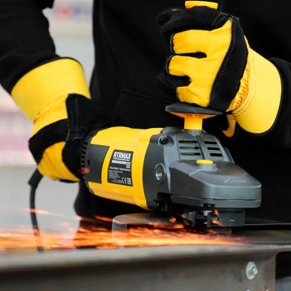 Polizor RTRMAX RTM128 Unghiular / 2600 W / Yellow photo 4 Polizor RTRMAX RTM128 Unghiular / 2600 W / Yellow photo 4