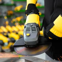 Polizor RTRMAX RTM128 Unghiular / 2600 W / Yellow photo 5