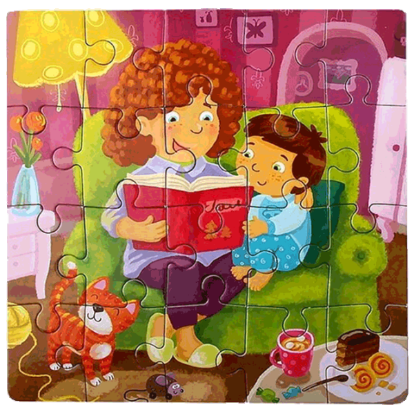 Puzzle DoDo Daily Routines 3+/ Количество деталей: 72 photo 6