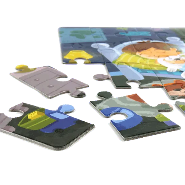 Puzzle DoDo Daily Routines 3+/ Количество деталей: 72 photo 8