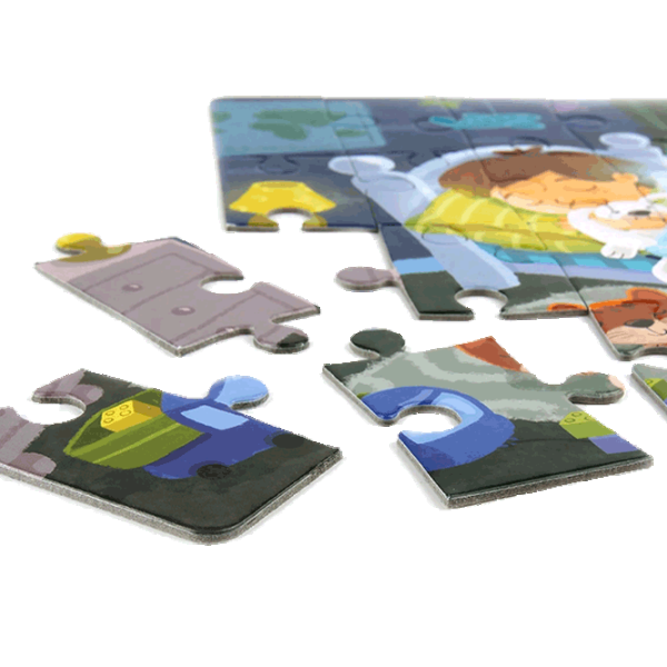Puzzle DoDo Daily Routines 3+/ Количество деталей: 72 photo 9