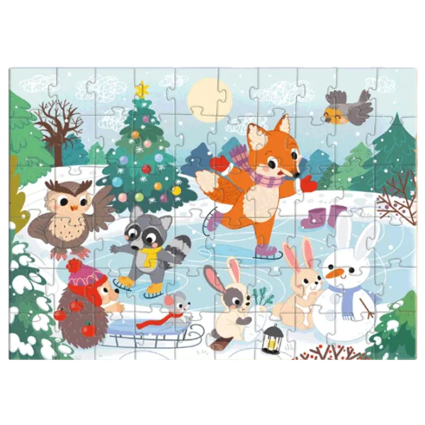 Puzzle DoDo Fairy Ice Skating 4+/ Количество деталей: 60 photo 2