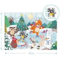 Puzzle DoDo Fairy Ice Skating 4+/ Numărul de piese: 60 photo 3