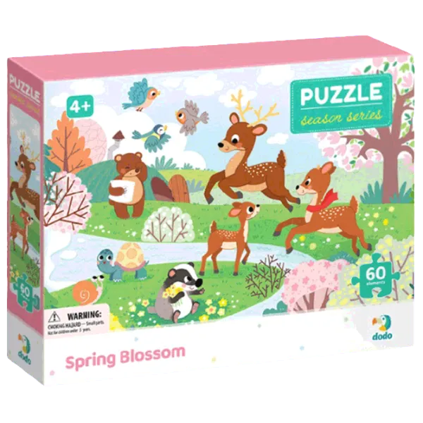 Puzzle DoDo Spring Blossom 4+/ Numărul de piese: 60 photo 1