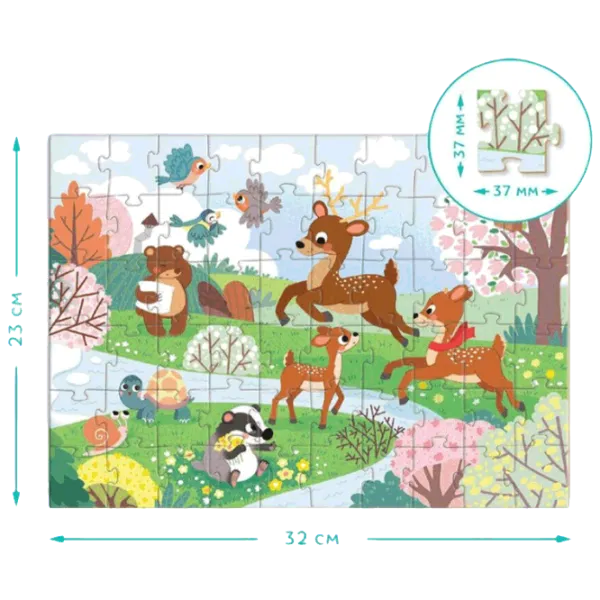 Puzzle DoDo Spring Blossom 4+/ Numărul de piese: 60 photo 5