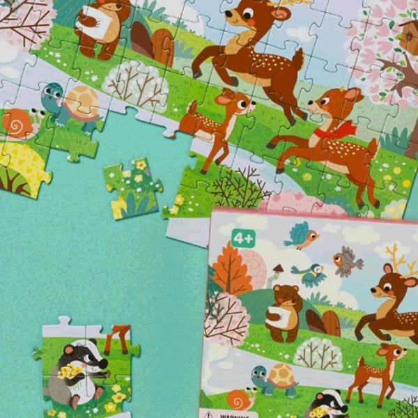Puzzle DoDo Spring Blossom 4+/ Numărul de piese: 60 photo 6