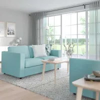 Canapea Ikea Vimle (5376014) Stofă / Light Blue photo 5