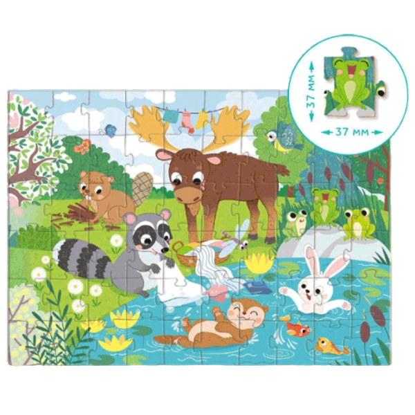 Puzzle DoDo Sunny Days 4+/ Количество деталей: 60 photo 3