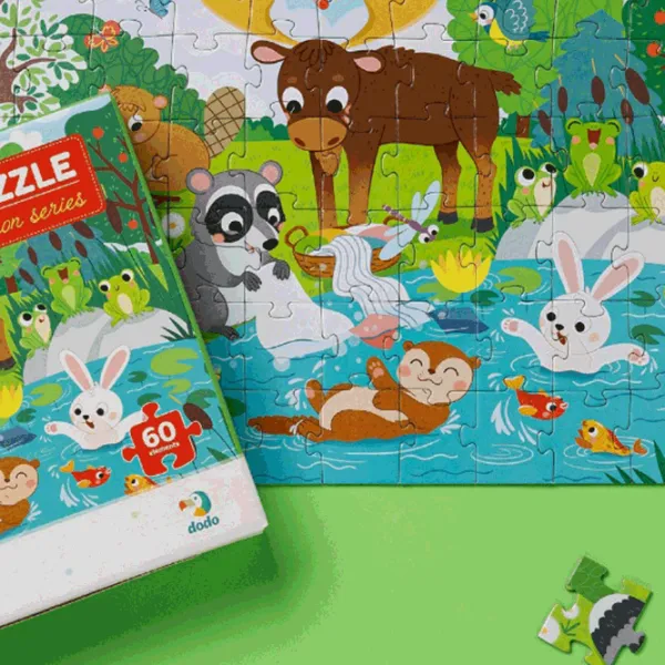 Puzzle DoDo Sunny Days 4+/ Количество деталей: 60 photo 4