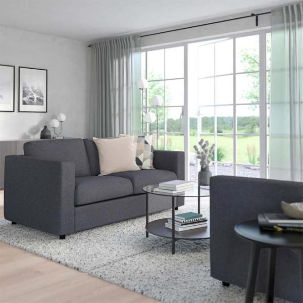 Canapea Ikea Vimle (5382350) Stofă / Gray photo 2