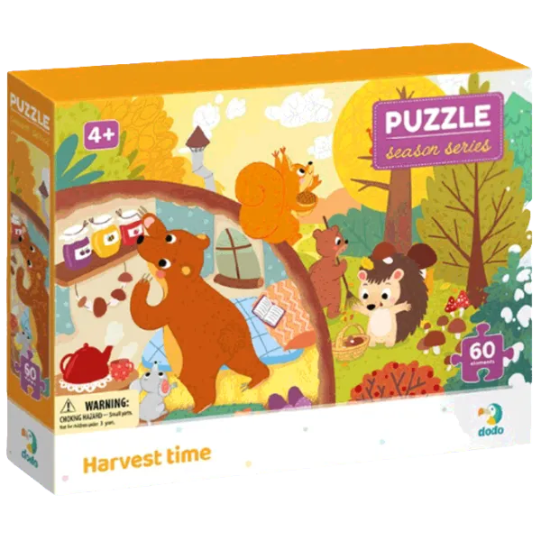 Puzzle DoDo Harvest Time 4+/ Количество деталей: 60 photo 1 Puzzle DoDo Harvest Time 4+/ Количество деталей: 60 photo 1